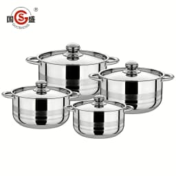 image-TIANKANG Stainless Steel Cookware Set TK-KXRCG1 4-Piece