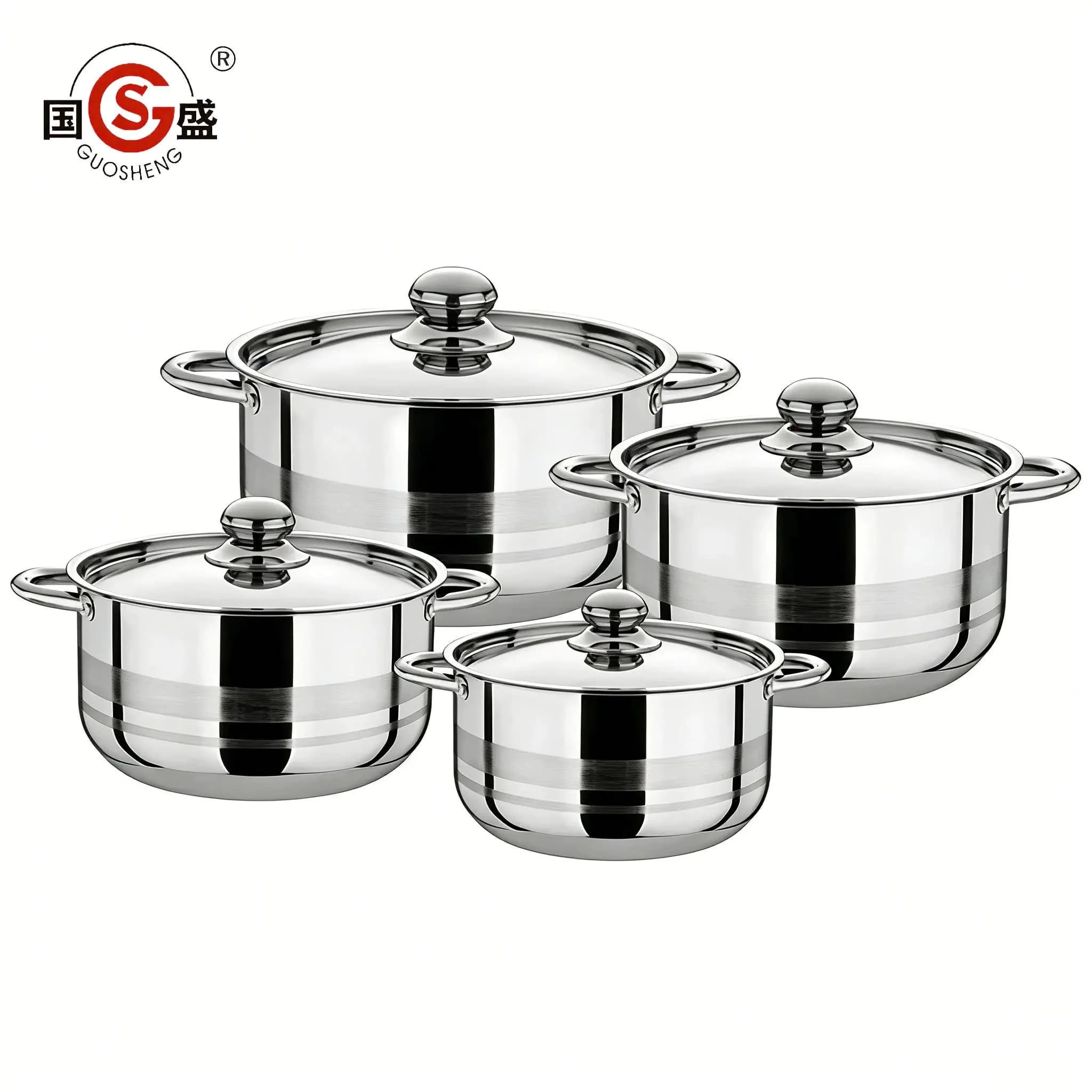 image-TIANKANG Stainless Steel Cookware Set TK-KXRCG1 4-Piece