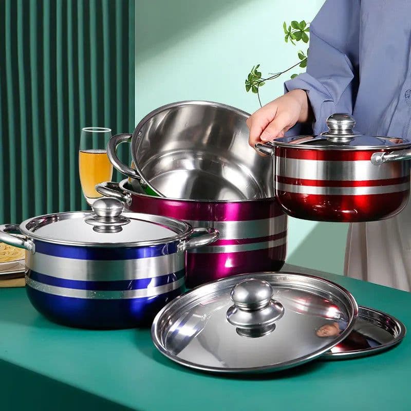 image-TIANKANG Stainless Steel Cookware Set TK-KXRCG1 4-Piece