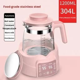 image-SIUHAAU Glass Electric Kettle 1.5L Digital Control