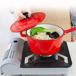 image-Cast Iron Dutch Oven 1.9L HK15-3-16 Red