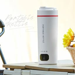 image-Portable Electric Kettle 500ml Stainless Steel LW-K07-1025