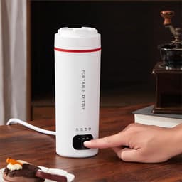 image-Portable Electric Kettle 500ml Stainless Steel LW-K07-1025