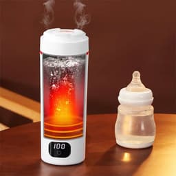image-Portable Electric Kettle 500ml Stainless Steel LW-K07-1025