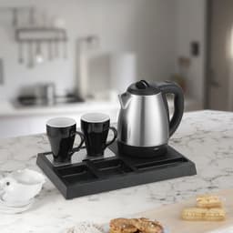 image-Ousheng 1.2L Cordless Electric Kettle with Tray Set