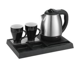 image-Ousheng 1.2L Cordless Electric Kettle with Tray Set
