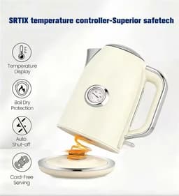 image-Cordless Electric Kettle 1.7L Stainless Steel KESS5402A