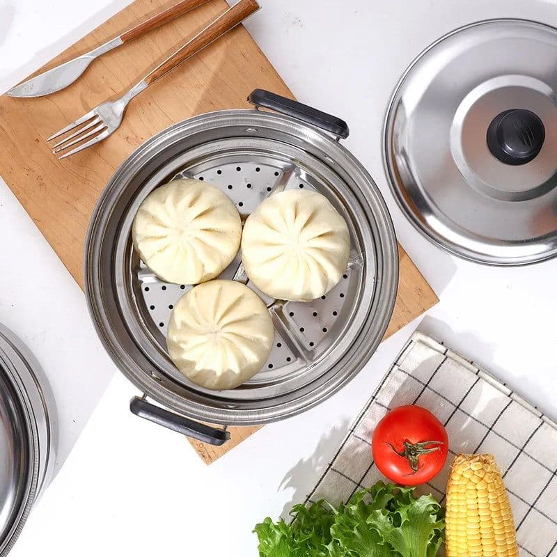 image-TIANKANG 10-Piece Stainless Steel Cookware Set 16-24cm