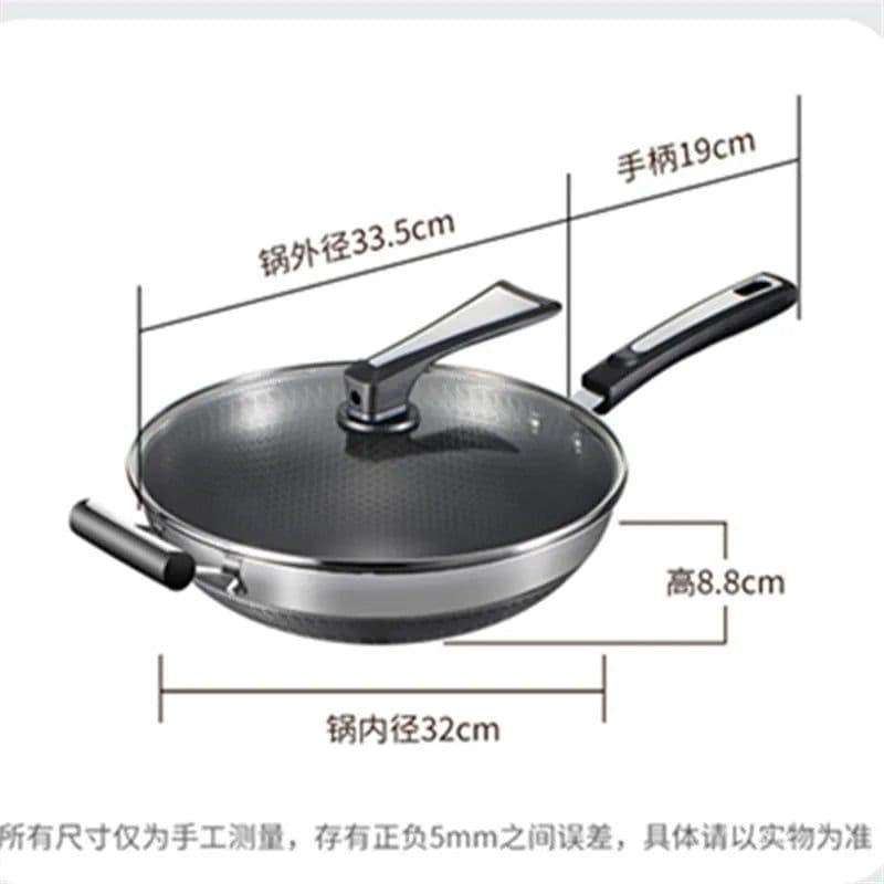 image-Lennon 316 Stainless Steel Non-Stick Wok 3L