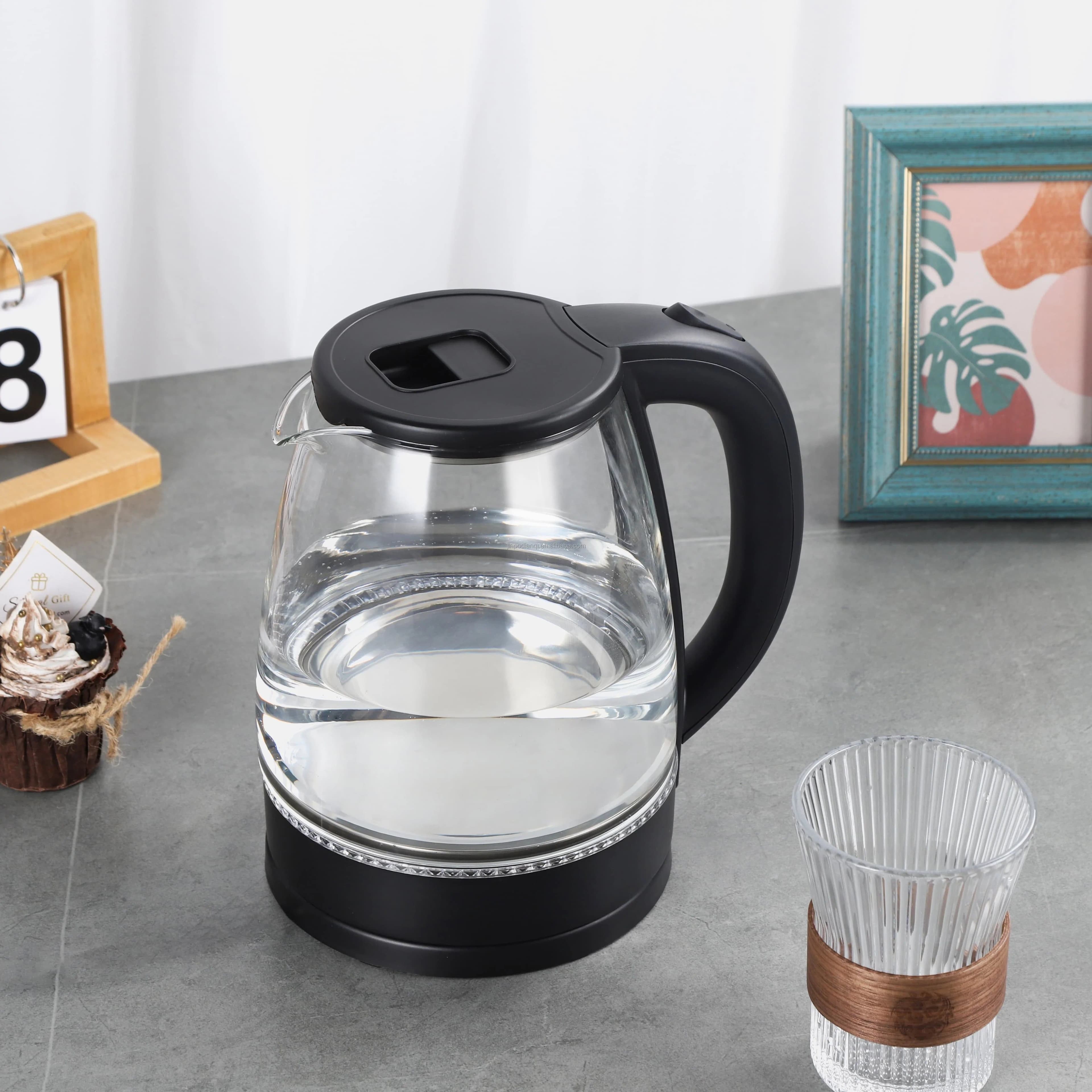 image-Jinpo Glass Electric Kettle 1500W 360 Base