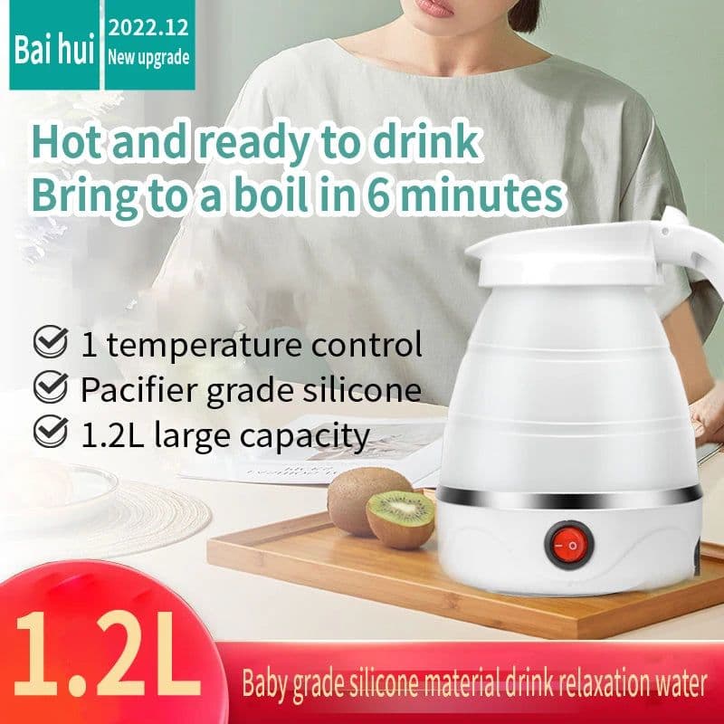 image-Heiguang Foldable Electric Kettle 1200ml