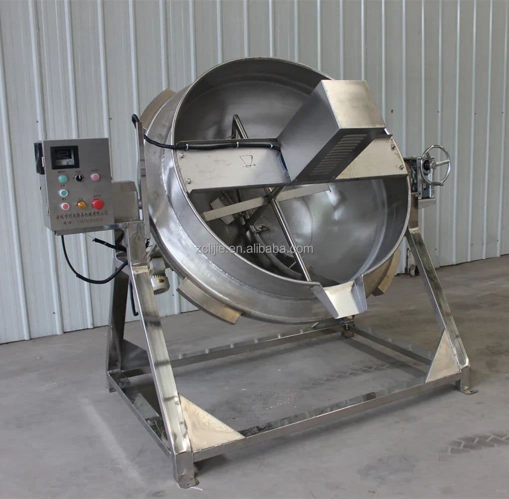image-LIJIE 200L Jacketed Kettle Mixer Stainless Steel
