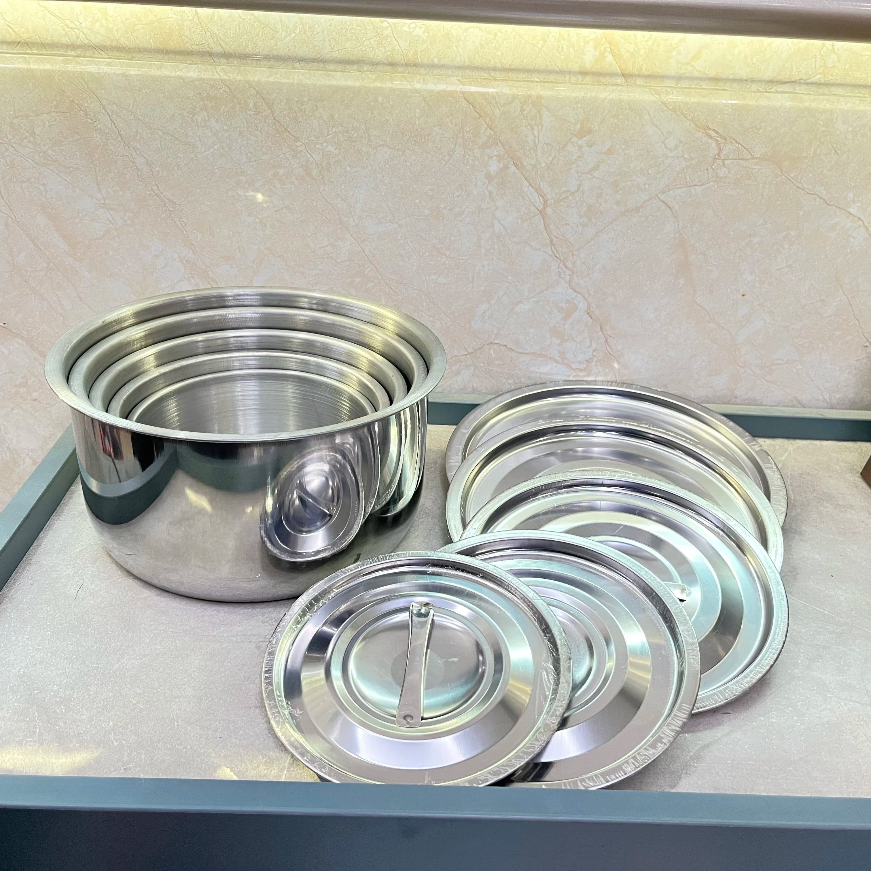 image-TIANKANG 5-Piece Stainless Steel Cookware Set TK-TG2