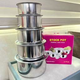 image-TIANKANG 5-Piece Stainless Steel Cookware Set TK-TG2