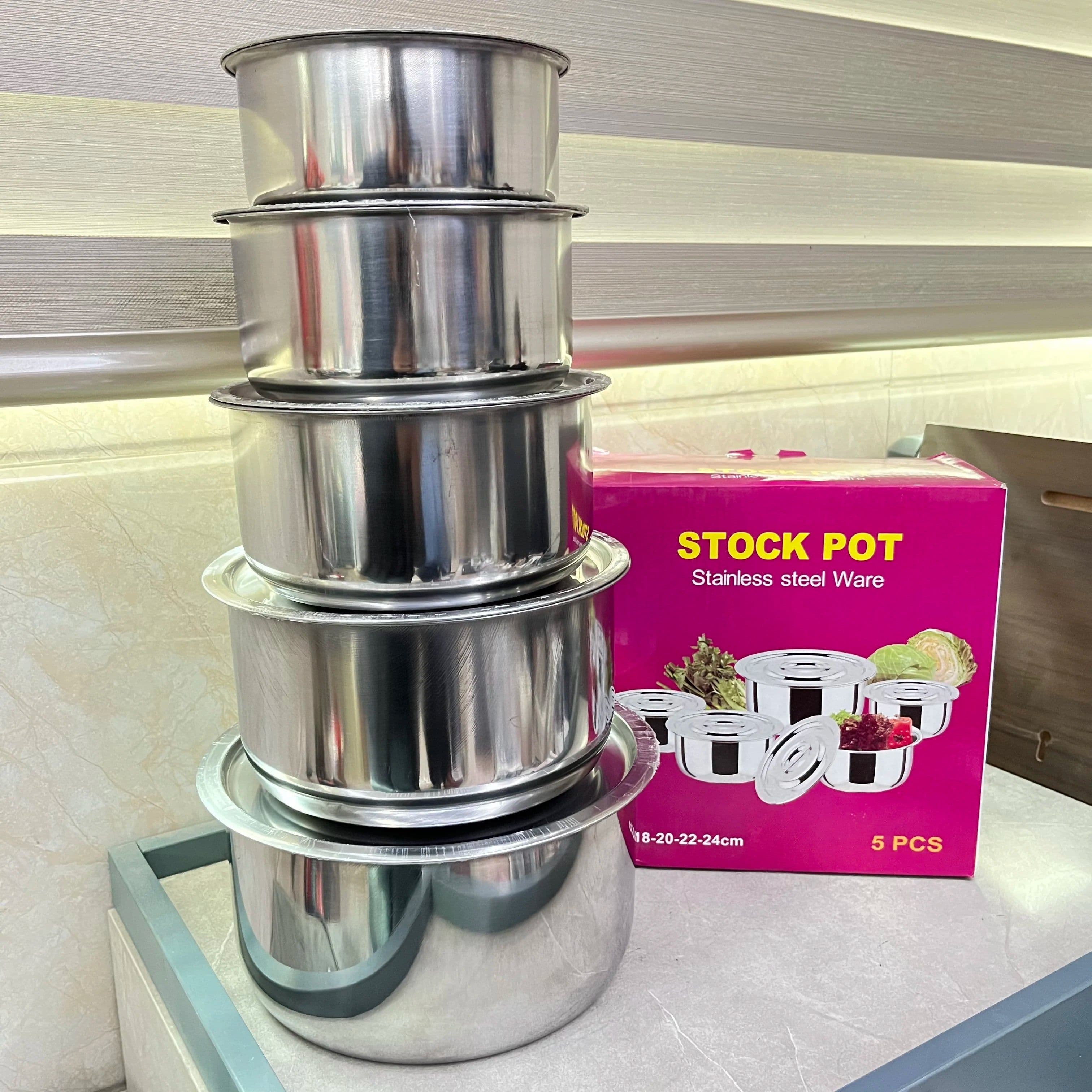 image-TIANKANG 5-Piece Stainless Steel Cookware Set TK-TG2