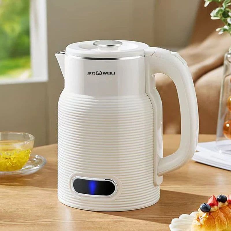 image-1.8L Stainless Steel Electric Kettle with Temperature Control