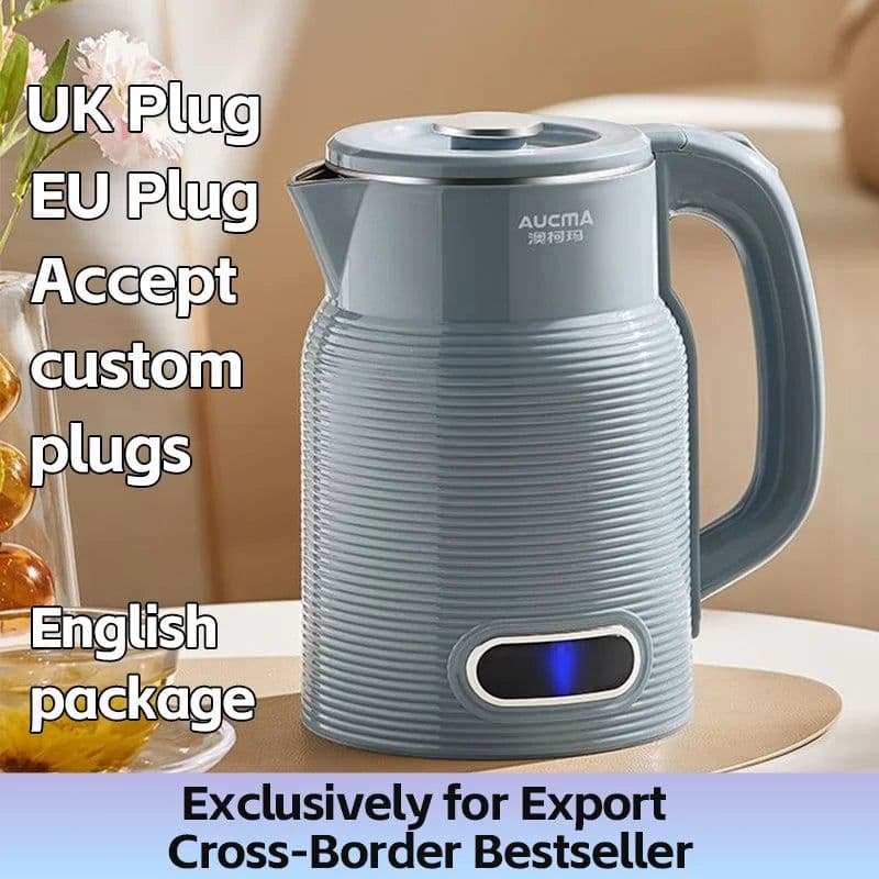 image-1.8L Stainless Steel Electric Kettle with Temperature Control