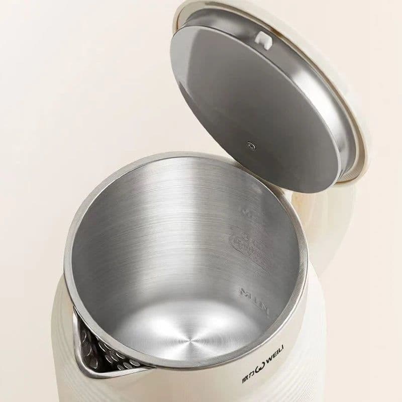 image-1.8L Stainless Steel Electric Kettle with Temperature Control