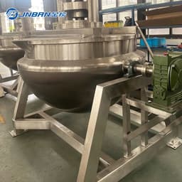 image-JINABNG Commercial Steam Jacketed Kettle 50-500L