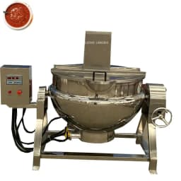 image-Industrial Electric Jacketed Kettle With Agitator 50L-1000L