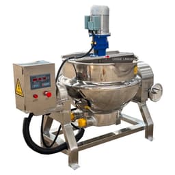 image-Industrial Electric Jacketed Kettle With Agitator 50L-1000L
