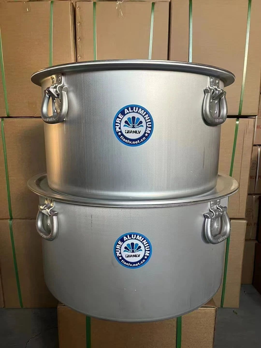 image-Pure Aluminum Commercial Stockpot Set 70cm 80cm