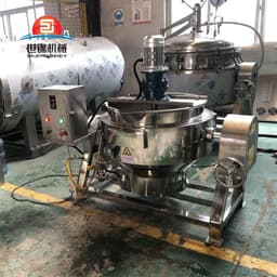 image-300L Jacketed Steam Cooking Kettle With Agitator