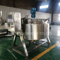 image-300L Jacketed Steam Cooking Kettle With Agitator