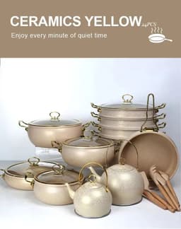 image-Aluminium Cookware Set, Non-Stick, 20+ Pieces