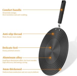 image-Aluminum Heat Diffuser Plate HK-HYR-2507-15 With Handle