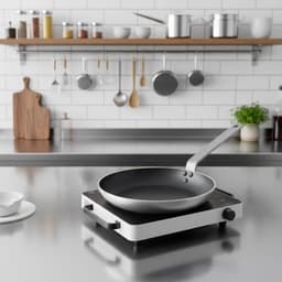 image-Kaizhuo 6-Piece Stainless Steel Non-Stick Cookware Set