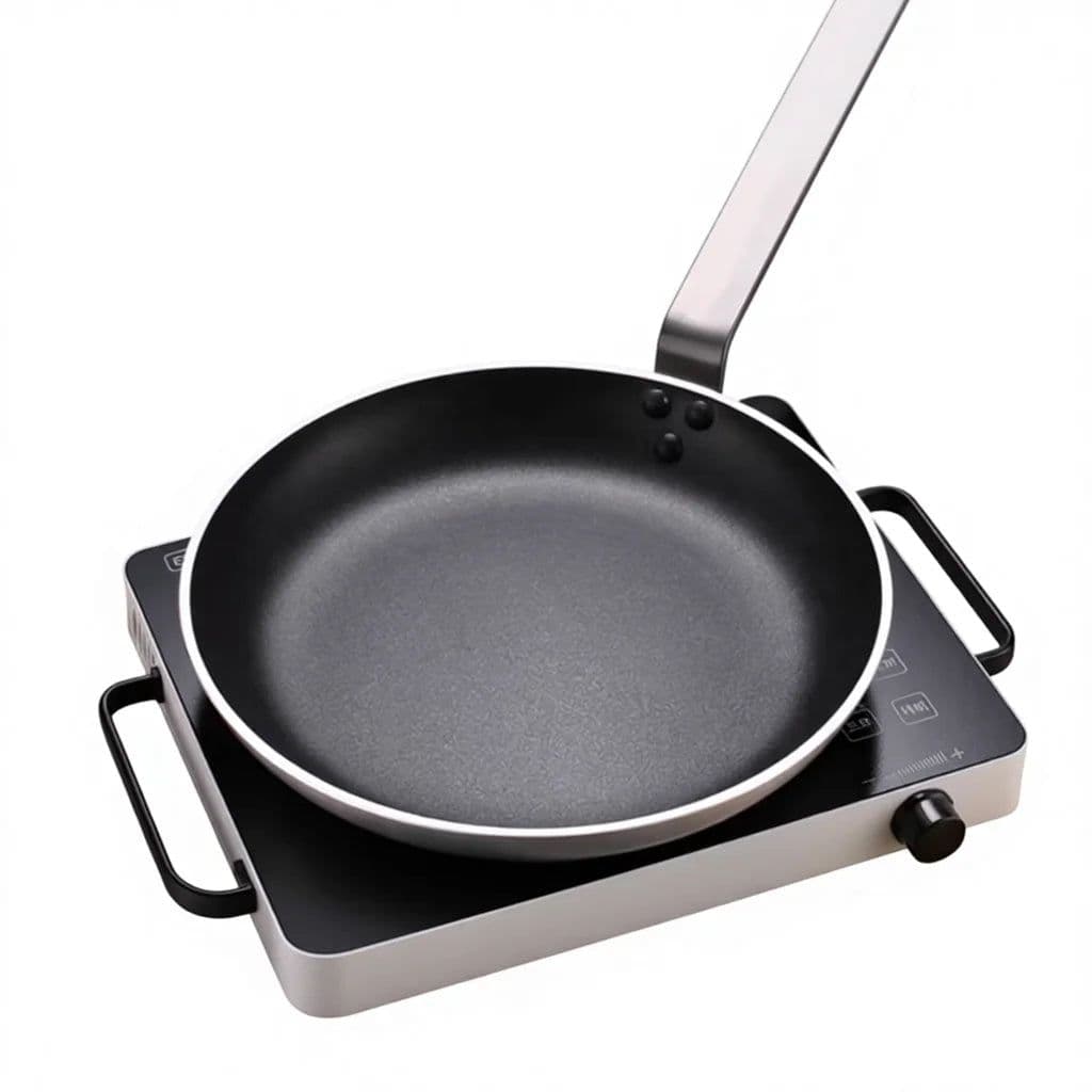 image-Kaizhuo 6-Piece Stainless Steel Non-Stick Cookware Set