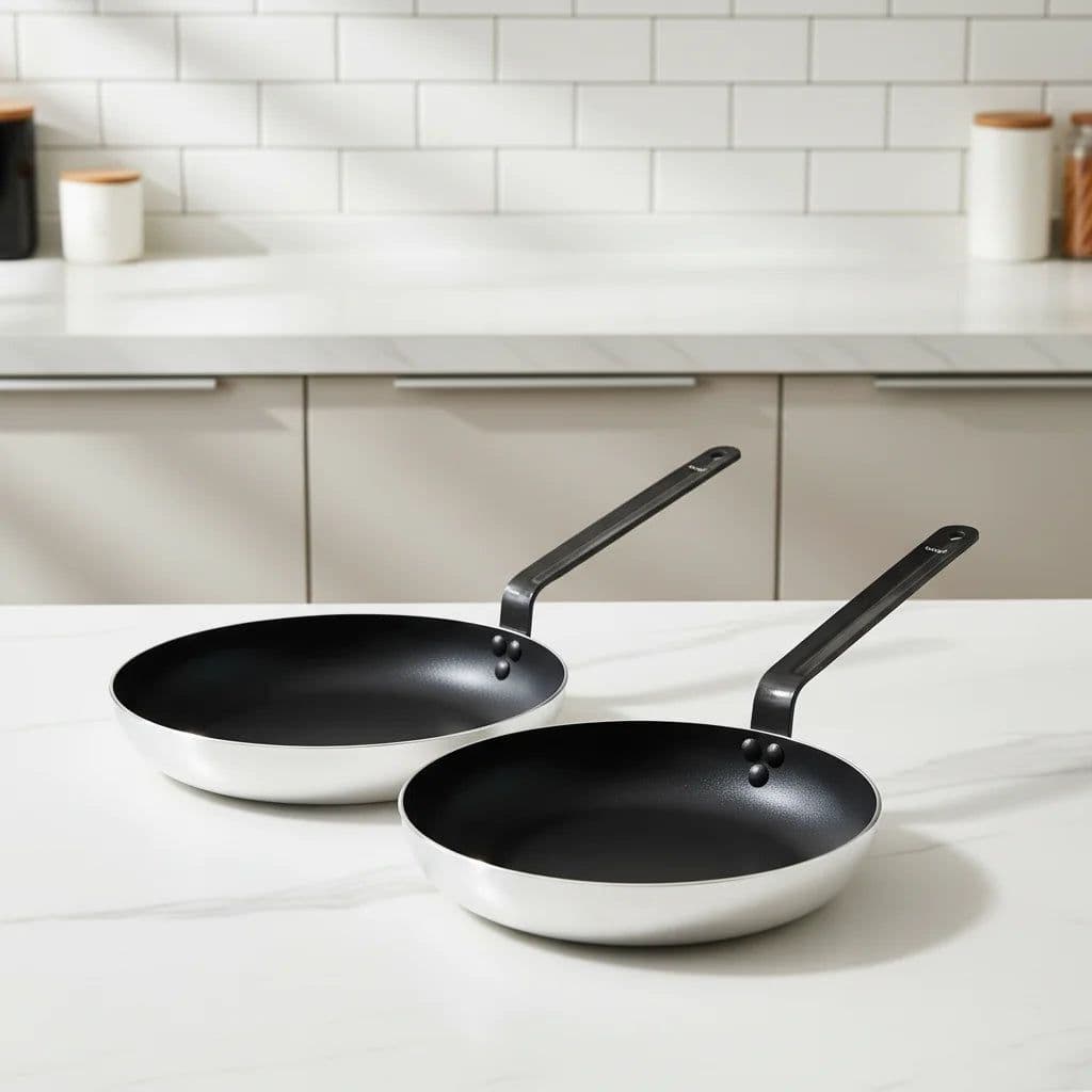 image-Kaizhuo 6-Piece Stainless Steel Non-Stick Cookware Set