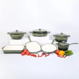 image-7-Piece Enameled Cast Iron Cookware Set