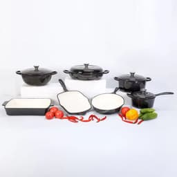 image-7-Piece Enameled Cast Iron Cookware Set