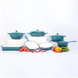 image-7-Piece Enameled Cast Iron Cookware Set