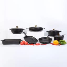 image-7-Piece Enameled Cast Iron Cookware Set