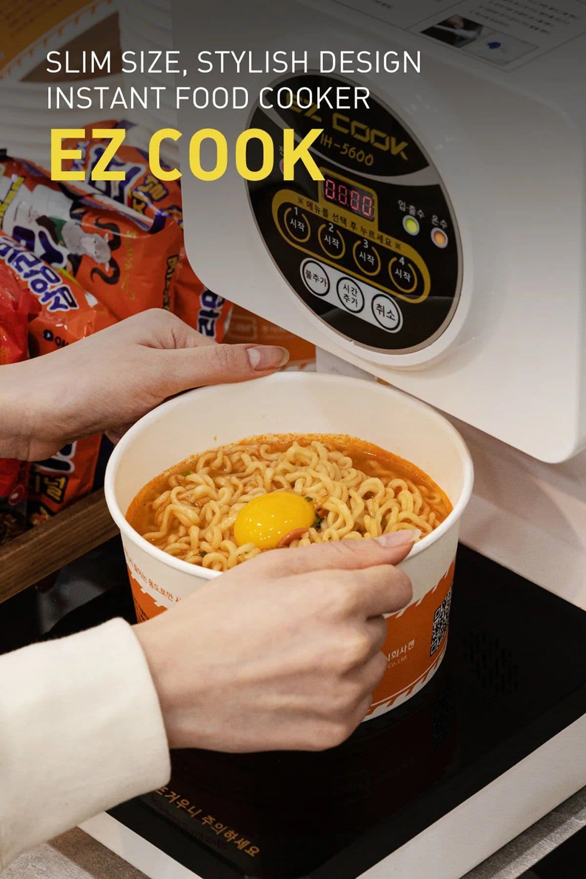 image-EZCOOK IH5600 Metal Induction Cooker Pot