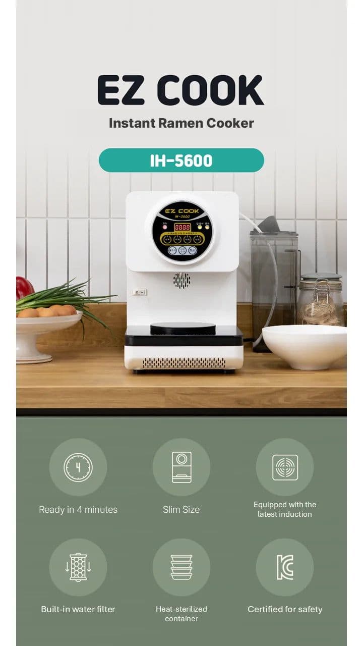 image-EZCOOK IH5600 Metal Induction Cooker Pot