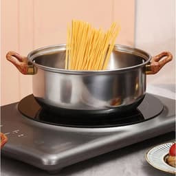 image-12pc Stainless Steel Cookware Set with Glass Lid