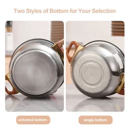 image-12pc Stainless Steel Cookware Set with Glass Lid