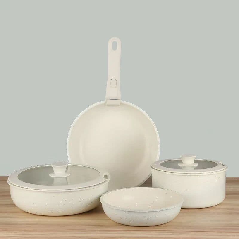 image-QINDA 7-Piece Aluminum Nonstick Cookware Set