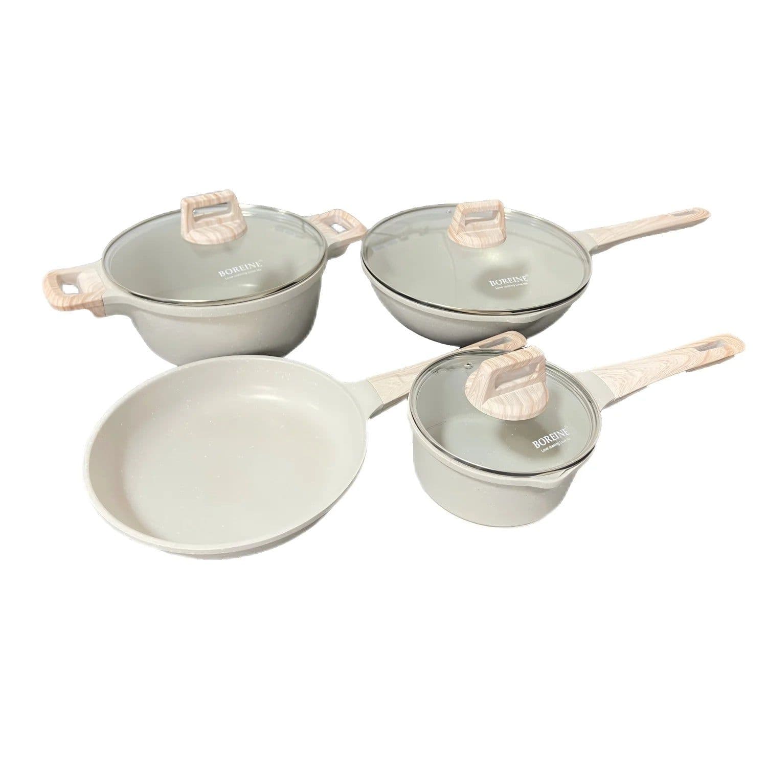 image-Boreine 7-Piece Non-Stick Induction Cookware Set