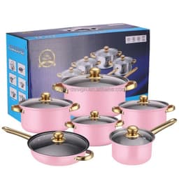 image-12-Piece Stainless Steel Non-Stick Cookware Set