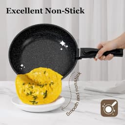 image-Dreeko 15-Piece Nonstick Cookware Set Detachable Handles