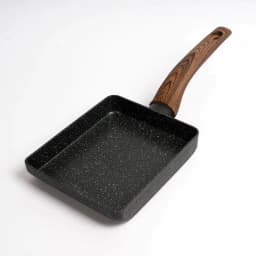image-Aluminum Non-Stick Fry Pan with Induction Base, 18cm Square