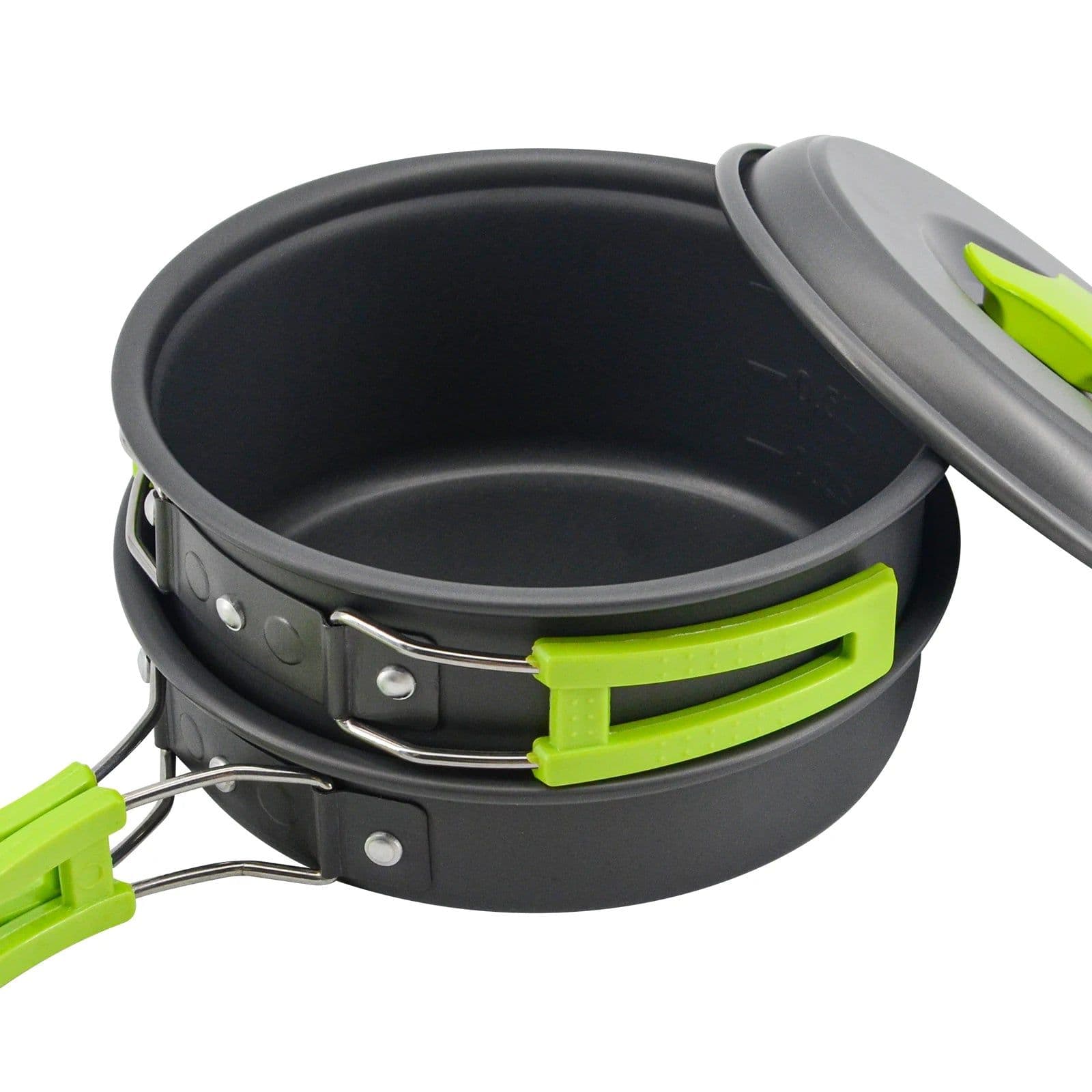image-Chongfu Camping Cookware Set 1-2 Person Nesting Pot Pan