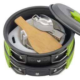image-Chongfu Camping Cookware Set 1-2 Person Nesting Pot Pan