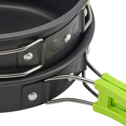 image-Chongfu Camping Cookware Set 1-2 Person Nesting Pot Pan