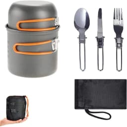 image-IRONDONKEY 1-2 Person Camping Cookware Set